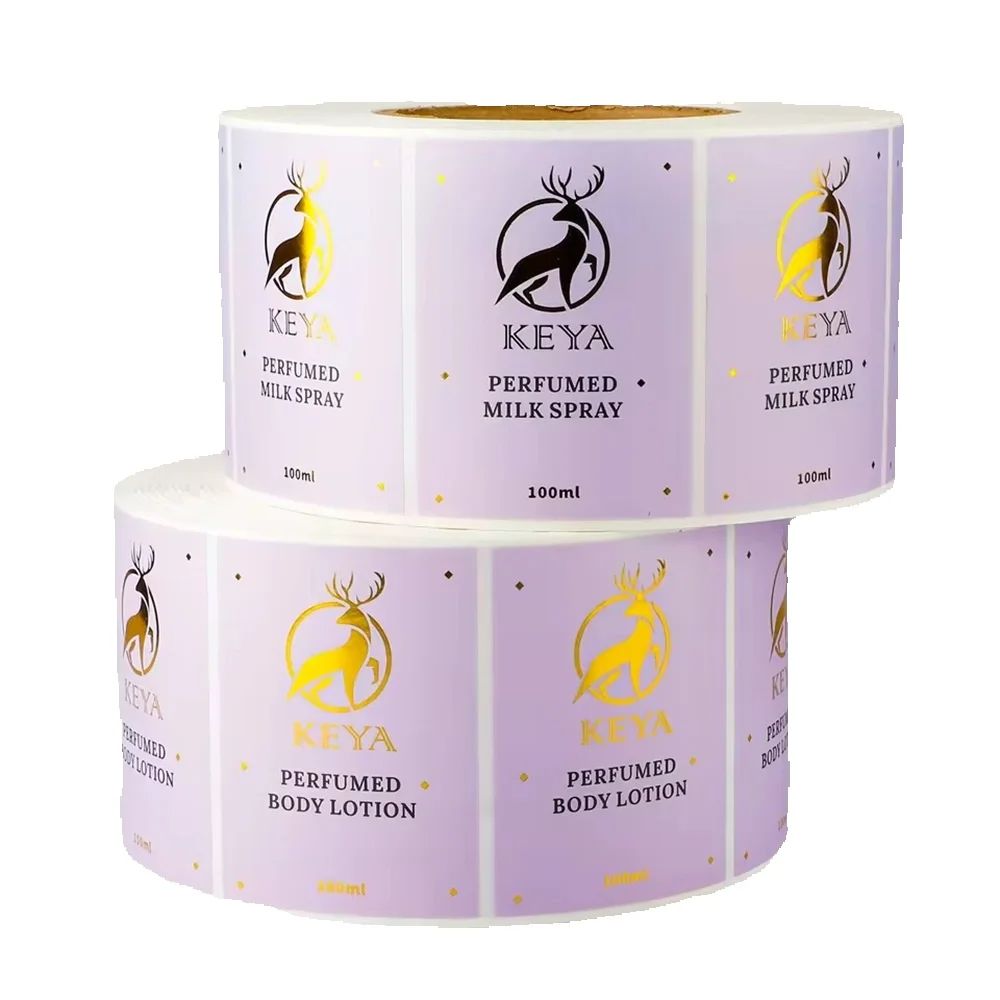 Sticker Label Roll - Etiquetas de shampoo biodegradáveis personalizadas |