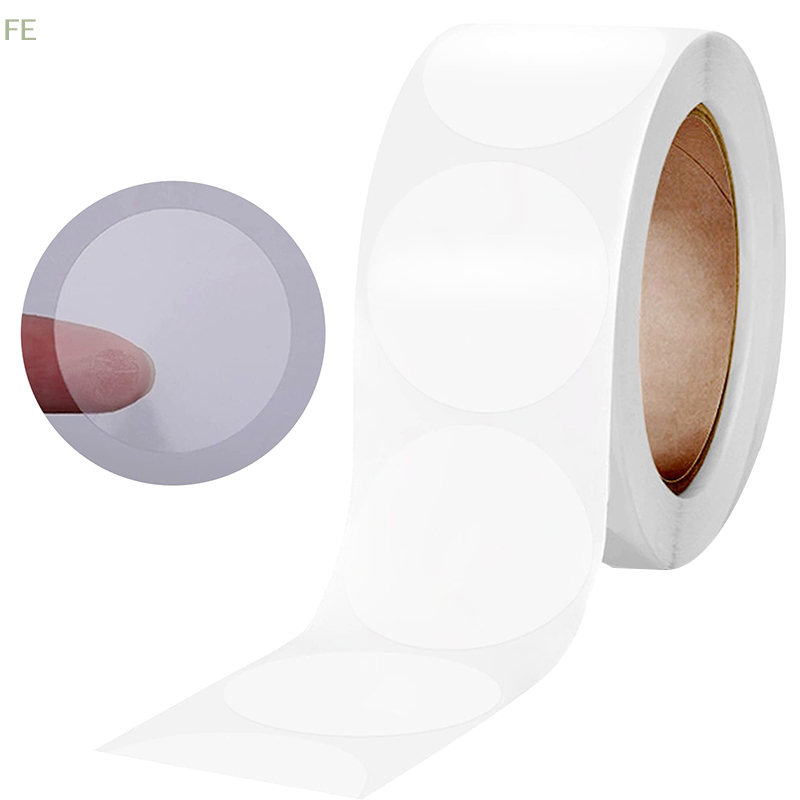 Sticker Label Roll - [F] 500 peças/rolo Adesivos Transparentes Redondos