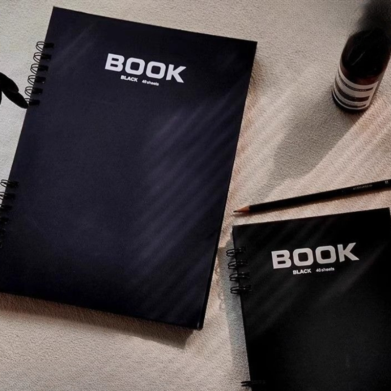Caderno de desenho A4, capa pr - Art Sketchbook Ring avaliação e preço
